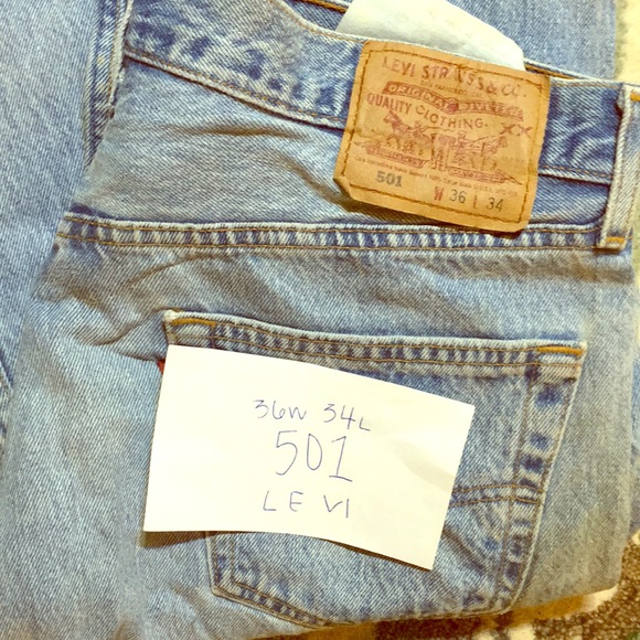 Levi’s 501 36x34 - Picture 1 of 6